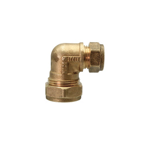 Bonfix Compression Fittings Coupling - Brass, Straight Coupling, 2 x Compression