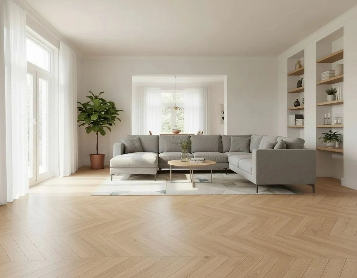 Nautica - MD-002 Haven Eiken XL Rigid Click PVC Vloer – Waterbestendig