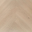 OTIUM Calm Herringbone visgraat PVC in een rustig eikdecor met ultramatte finish.
