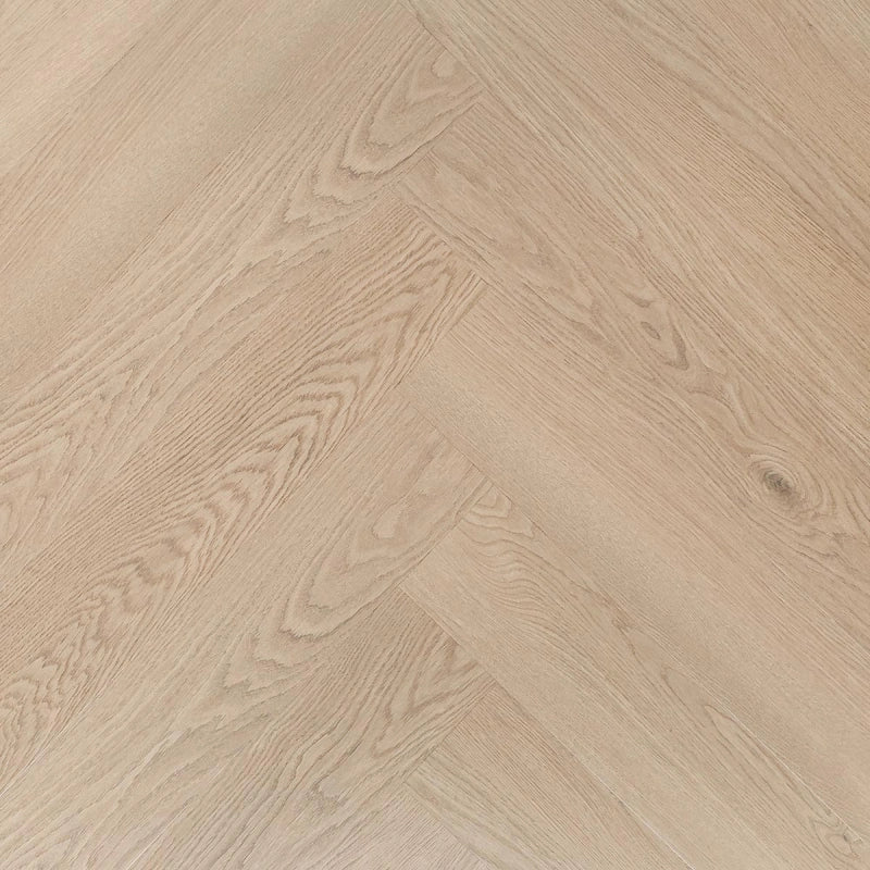 OTIUM Calm Herringbone visgraat PVC in een rustig eikdecor met ultramatte finish.