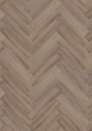 Oneflor - Cerused Oak Dark Natural Visgraat PVC - Dryback - 2,5 mm