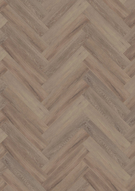 Oneflor - Cerused Oak Dark Natural Visgraat PVC - Dryback - 2,5 mm