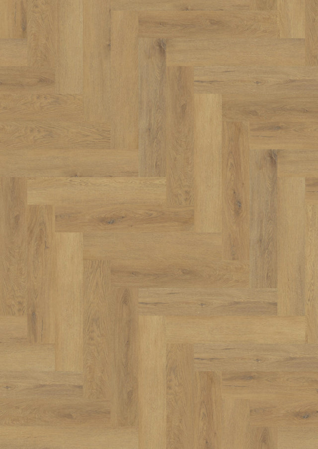 Oneflor Fine Oak Amber visgraat PVC klikvloer rigid core 5mm dikte waterbestendig - Bouwshop Utrecht