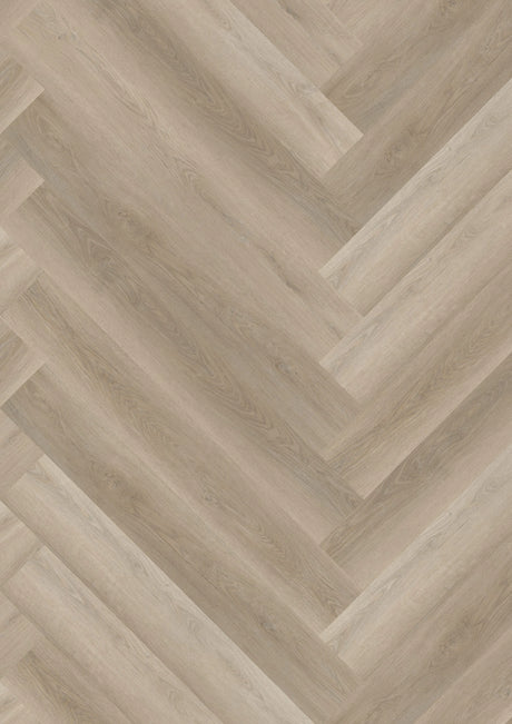 Soft Oak Greige Visgraat PVC - Rigid Klik - 122 x 610 mm