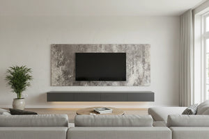 PVC panel - Marble look - Brescia - 280x120x3 cm - water resistant