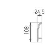 HF1 - Plint – 24,5 x 108 x 2000 mm