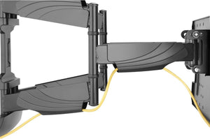 Prixon draaibare en kantelbare muurbeugel voor OLED en LED televisies met een draagvermogen van 30 kg.
