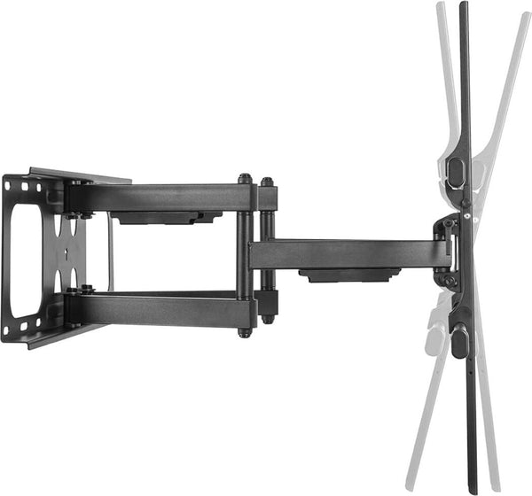 Prixon PR3790 heavy duty TV muurbeugel met dubbele arm voor grote schermen van 40 tot 90 inch.