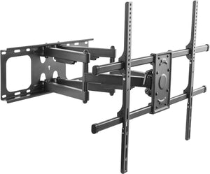Prixon PR3790 heavy duty TV muurbeugel met dubbele arm voor grote schermen van 40 tot 90 inch.