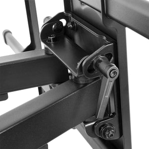 Prixon PR3790 heavy duty TV muurbeugel met dubbele arm voor grote schermen van 40 tot 90 inch.
