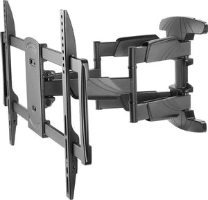 Prixon PR3770 verstelbare TV muurbeugel met dubbele draagarm voor LCD, LED en OLED schermen tot 45,5 kg.