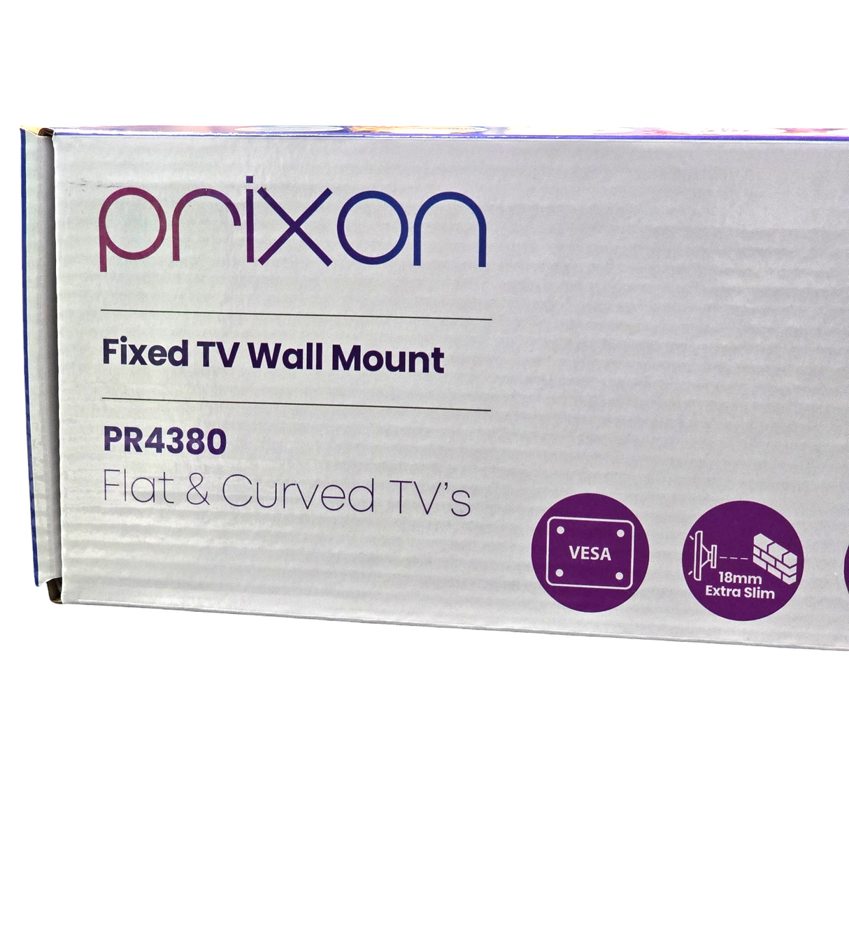 Prixon PR4380 Fixed TV Mount for OLED TVs (43"-80") | Slim, Strong &amp; Stylish