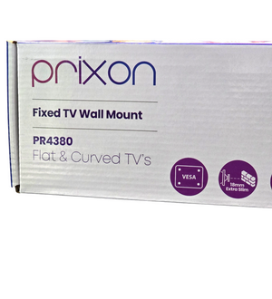 Prixon PR4380 Fixed TV Wall Mount for OLED TVs (43"-80") | Slim, Strong & Stylish