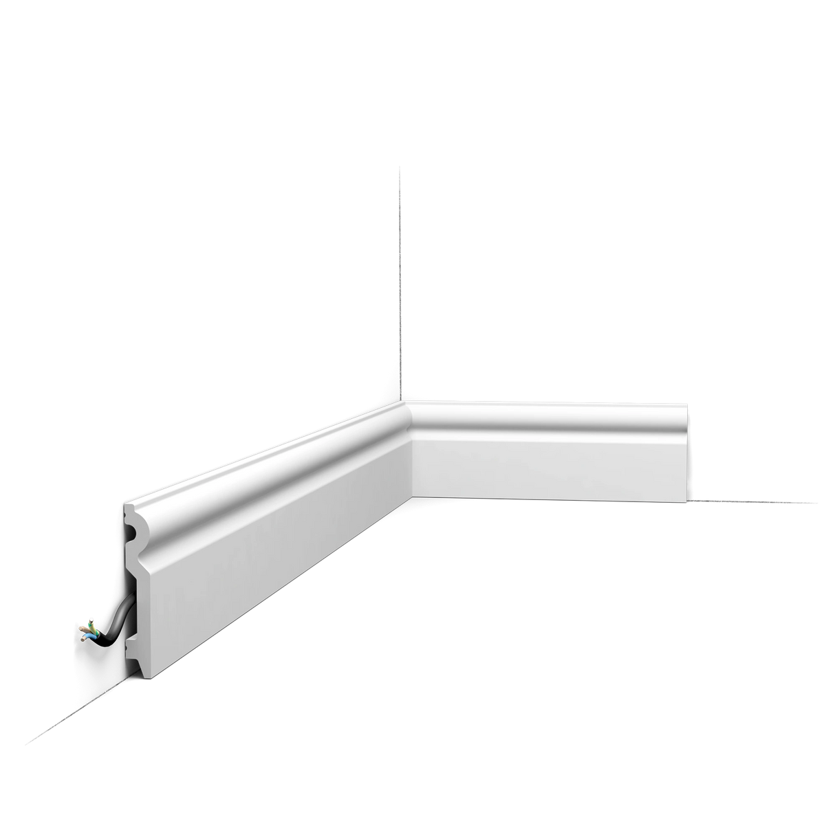 SX137  - Vloerplint - 200 x 9,9 x 1,5 cm - Duropolymer