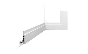 Orac Decor High Line stootvaste Duropolymer plint 7,5 cm hoog en 1,2 cm dik
