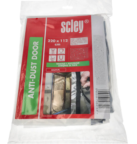 Scley - Stofwerende gordijn - 112 x 220 cm, met U-rits