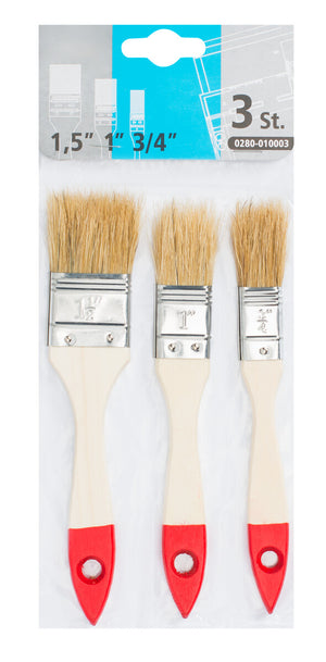Set mit 3 Flachpinseln – Verschiedene Breiten