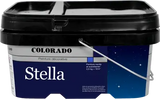 Luxe wandafwerking met Colorado Stella Yakout parelmoerverf in de kleur gebroken wit.