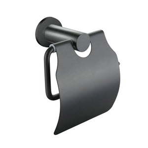 Toilettenpapierhalter mit Klappe – Gunmetal Matt
