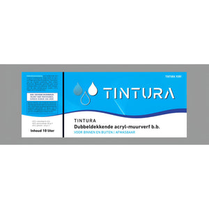 Tintura - Doppeltdeckende Wandfarbe - Für innen und außen - Weiß