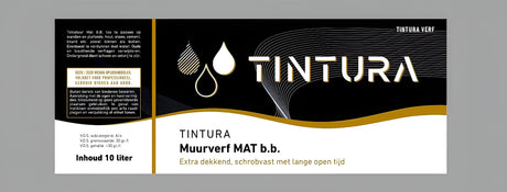 Tintura Hoogdekkende & Schrobvaste Matte Muurverf – Voor Binnen en Buiten