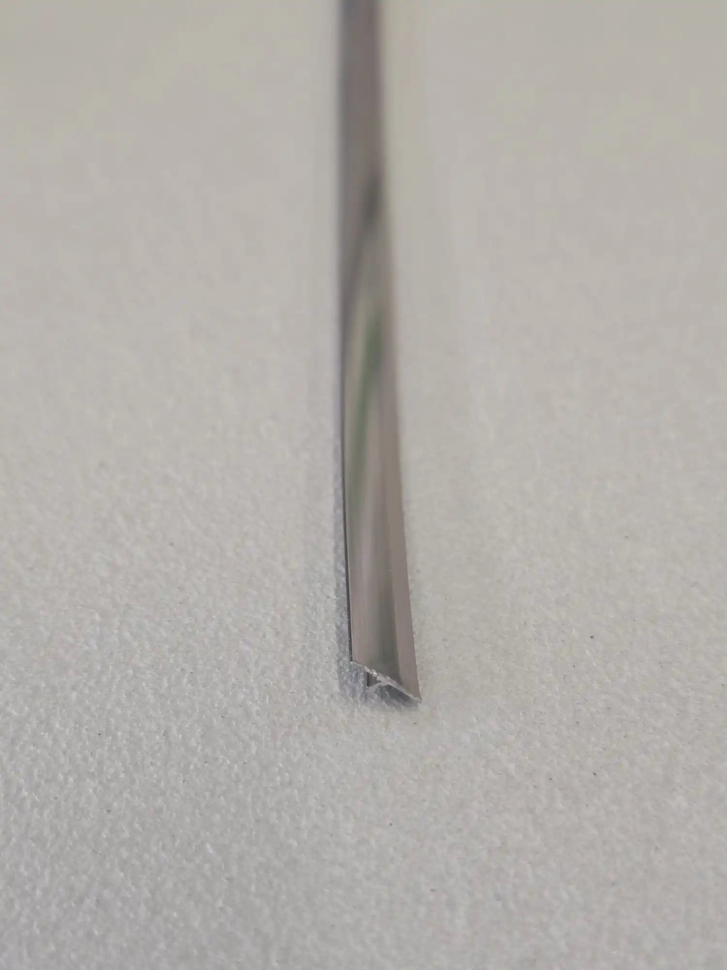 Aluminium Intermediate Profile – 3 Meters – 8 mm – Rose / Chrome