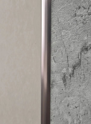Aluminium Intermediate Profile – 3 Meters – 8 mm – Rose / Chrome