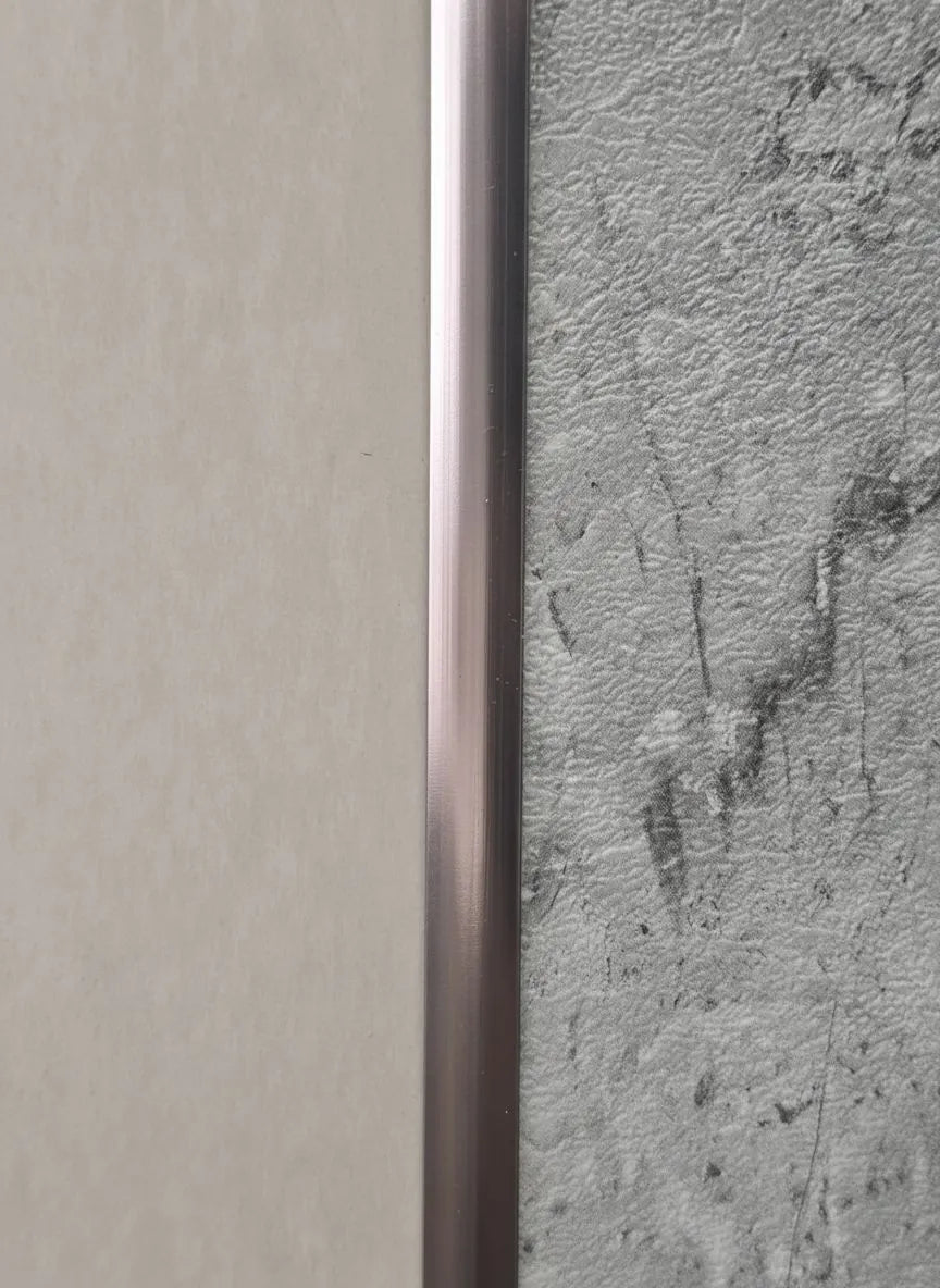Aluminium Intermediate Profile – 3 Meters – 8 mm – Rose / Chrome