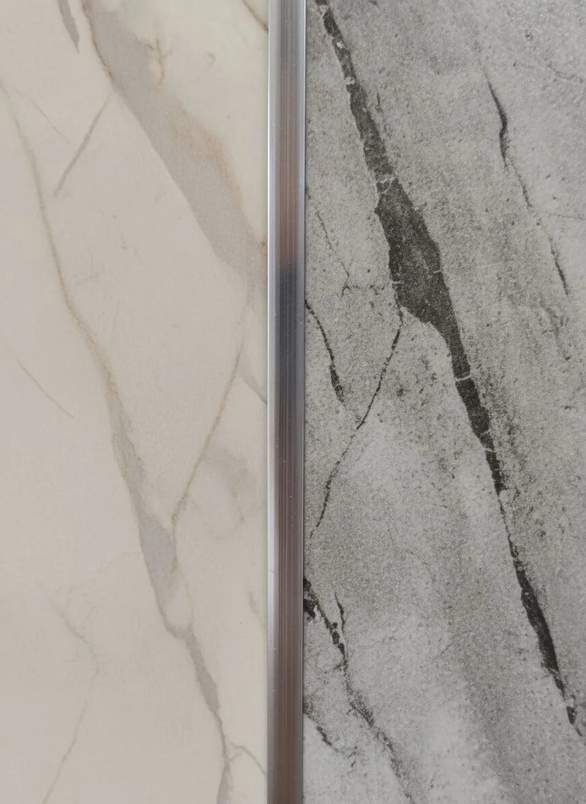 Tussenprofiel Aluminium – 3 Meter – 8 mm – Rosé / Chroom