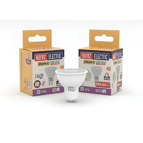 GU10 - Vision-6 - LED Spot - Dimbaar - 6W