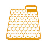 Hardy - Paint grid 22 x 30 cm and 27 x 32 cm, Plastic Yellow