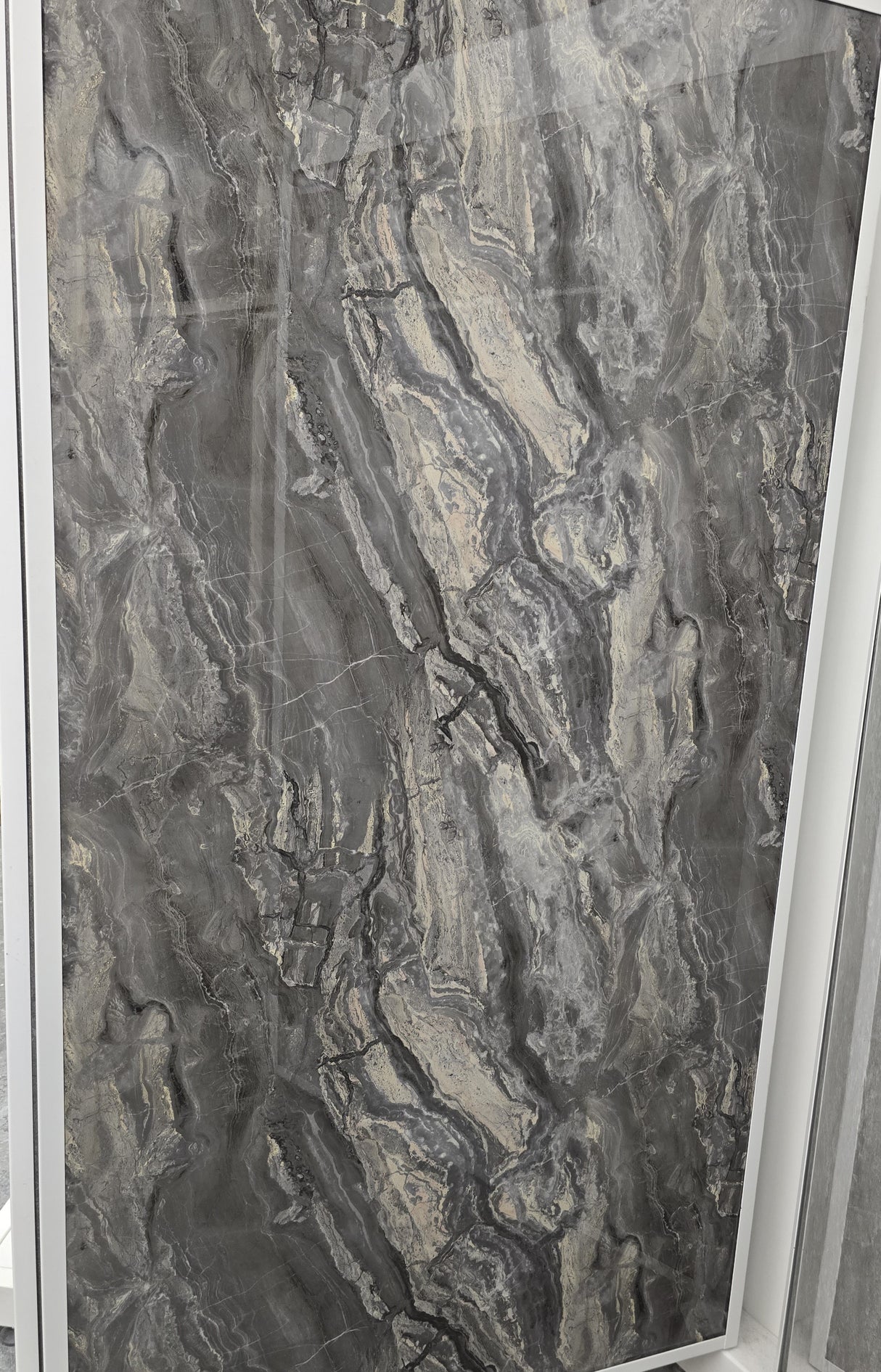 PVC panel - Marble look - Vicenza 2800x1220x3 mm - Water resistant