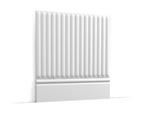 3D Wandpaneel - W214 HILL BEAD XL - 200x25 x 1,6 cm
