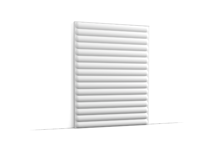 3D Wandpaneel - W214 HILL BEAD XL - 200x25 x 1,6 cm