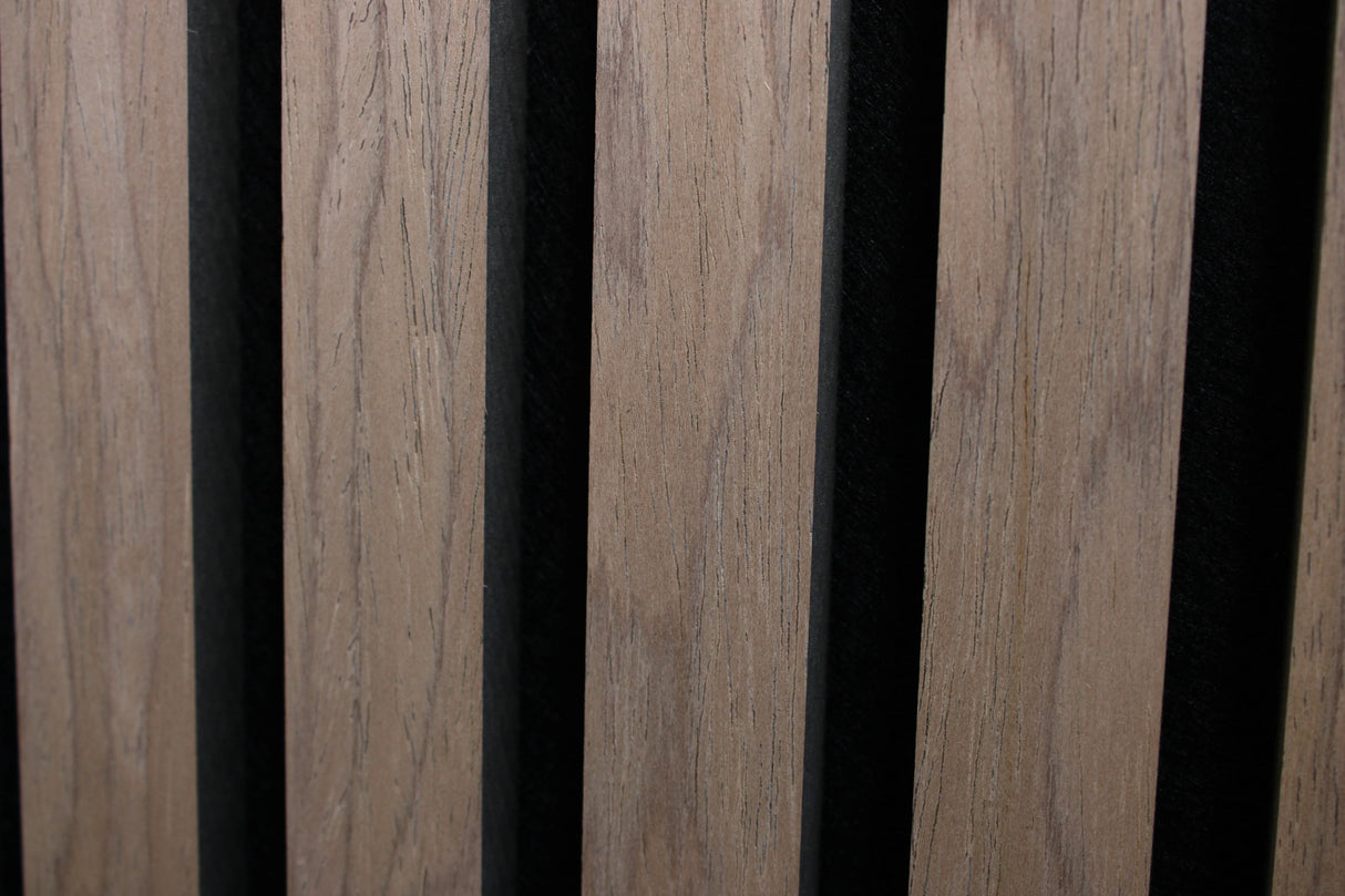 Acoustic Wall Panel - Light Oak - 270 cm x 60 cm | Luxury Wood Veneer
