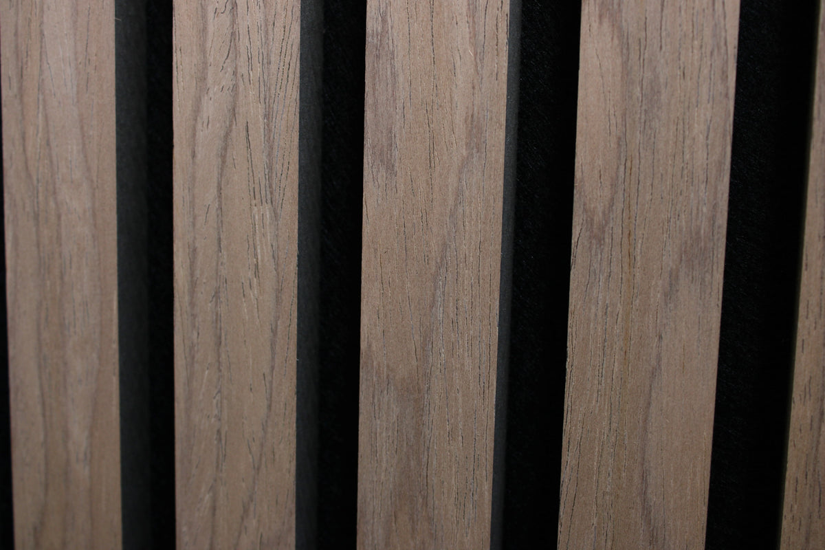 Akustikwandpaneel - Walnuss - 260 cm x 60 cm