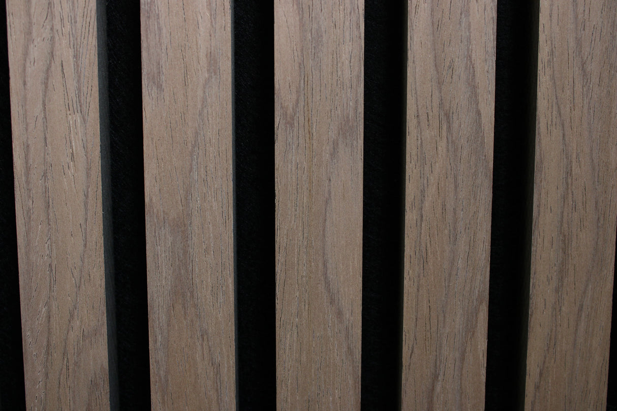 Acoustic Wall Panel - Light Oak - 270 cm x 60 cm | Luxury Wood Veneer