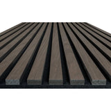 Akoestische Wandpaneel - Gerookt eiken - Smoke Oak - 260 cm x 60 cm