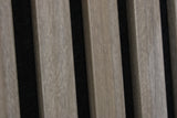 Akoestisch Wandpaneel Walnoot – 270 cm x 60 cm | Luxe Design - Driezijdig