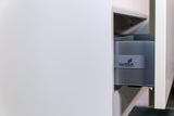 Sally 100cm Onderkast - Strakke Badkamerkast - Mat Wit