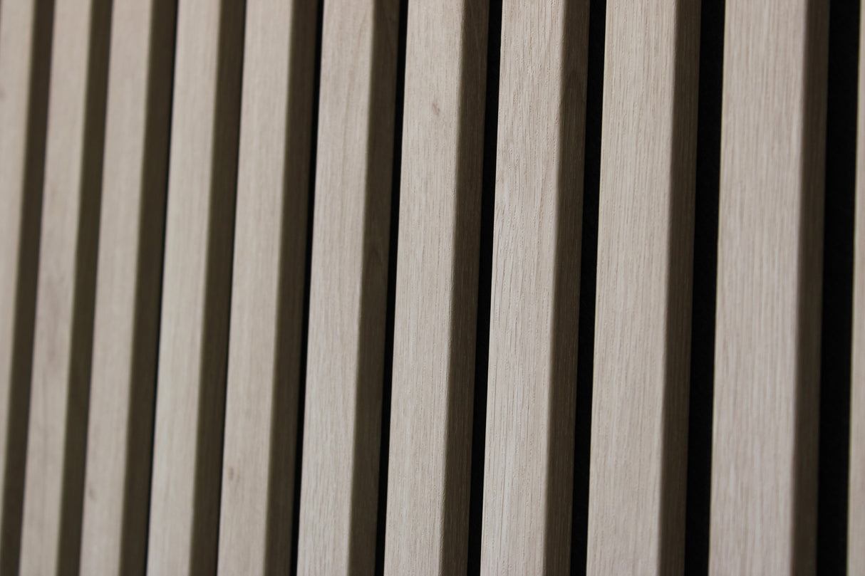 Acoustic Wall Panel - White Oak - 280 cm x 60 cm