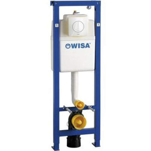 Wisa XS - Pre-assembled built-in cistern with dual flush and sound insulation
