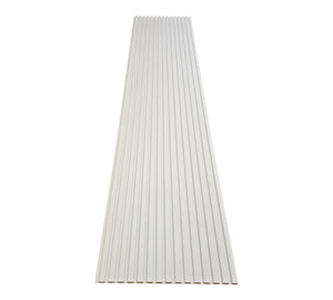 Akoestische Wandpaneel - Wit - Driezijdig houtfineer - 275 cm x 60 cm