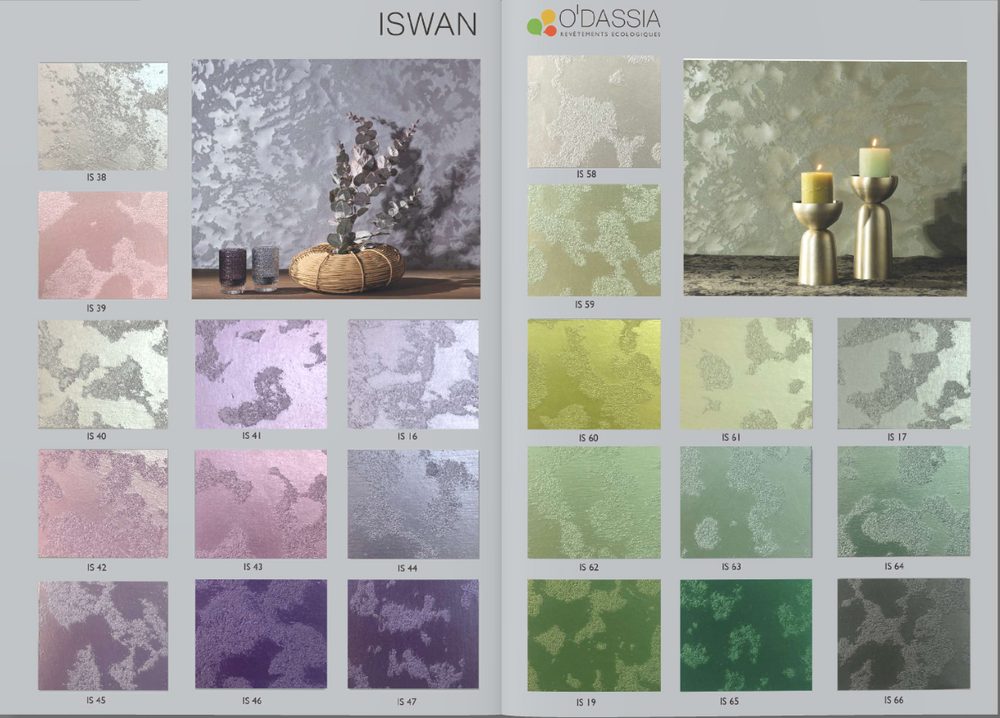 O'dassia - Iswan - Silver Lux - Decoratieve verf - Zandeffect