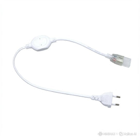 omplete 9-delige IP65 waterdichte aansluitset voor 230V LED strip 10mm met stekker en siliconen montageclips