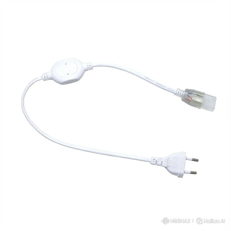 omplete 9-delige IP65 waterdichte aansluitset voor 230V LED strip 10mm met stekker en siliconen montageclips