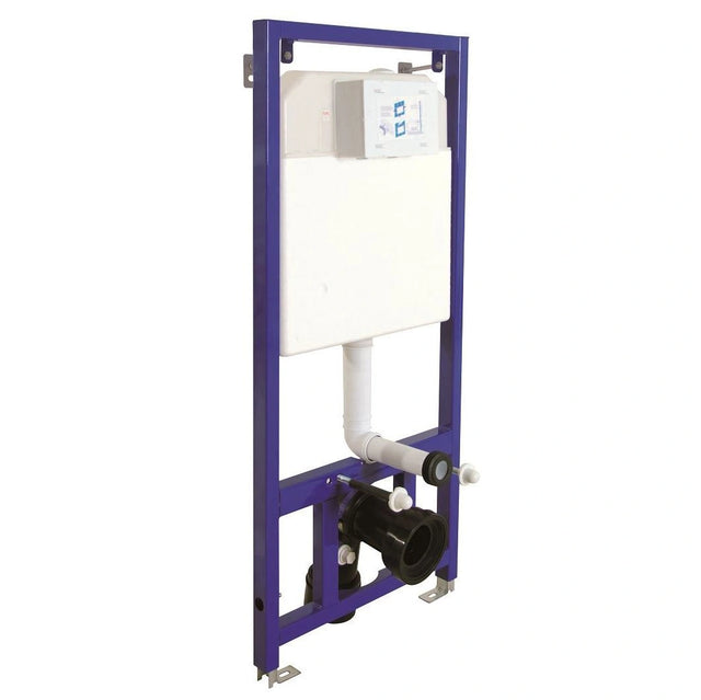 Aloni universeel inbouwreservoir voor wandclosets met dual flush spoelsysteem.