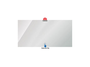 ALONI Queen LED Spiegel 120 x 60 cm Rechthoekig Anti-Condens 3500-6500K Touch