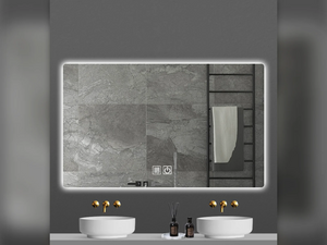 ALONI Queen LED Spiegel 80 x 60 cm Rechthoekig Anti-Condens 3500-6500K Touch