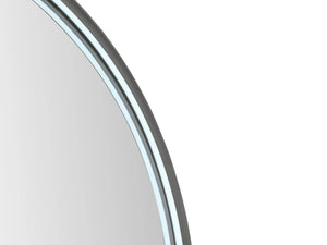 ALONI Avalo Ovale LED Spiegel 50 x 100 cm Mat Zwart, Gunmetal of Koper Anti-Condens Touch - foto 5
